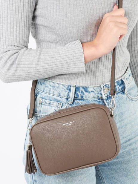 Sac Bandouliere Grained Miniprix Marron grained F8035 vue secondaire 1