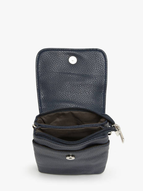 Sac Bandoulière Grained Miniprix Bleu grained F3609 vue secondaire 3