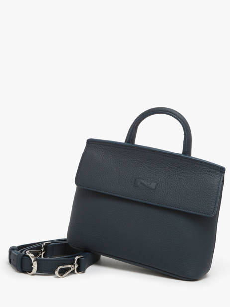 Sac Bandoulière Calie Cuir Nathan baume Bleu nathan 19 vue secondaire 2
