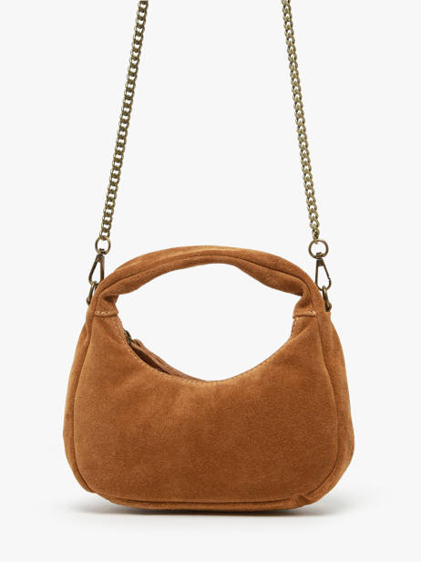 Sac Bandoulière Velvet Cuir Milano Orange velvet VE24113 vue secondaire 2