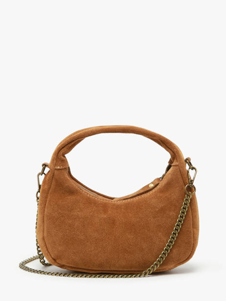 Sac Bandoulière Velvet Cuir Milano Orange velvet VE24113 vue secondaire 4
