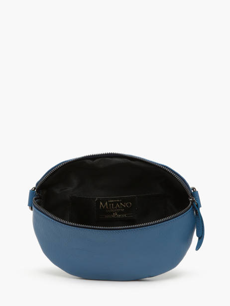 Leather Caviar Belt Bag Milano Blue caviar CA19091B other view 3