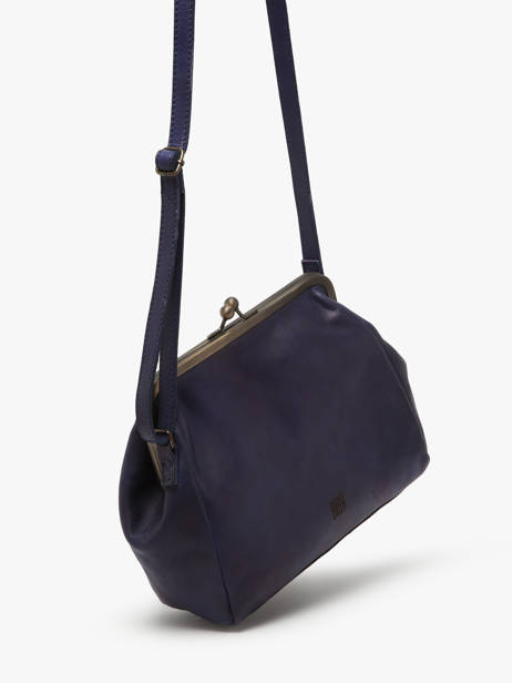 Sac Bandoulière Heritage Cuir Biba Violet heritage BT22 vue secondaire 2