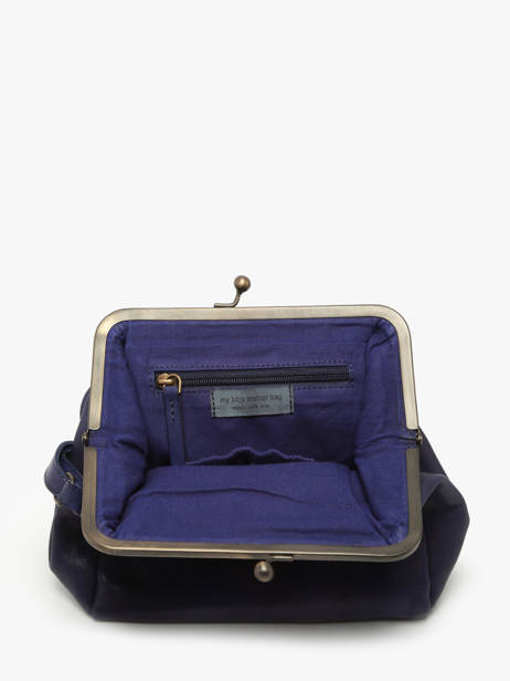 Sac Bandoulière Heritage Cuir Biba Violet heritage BT22 vue secondaire 3