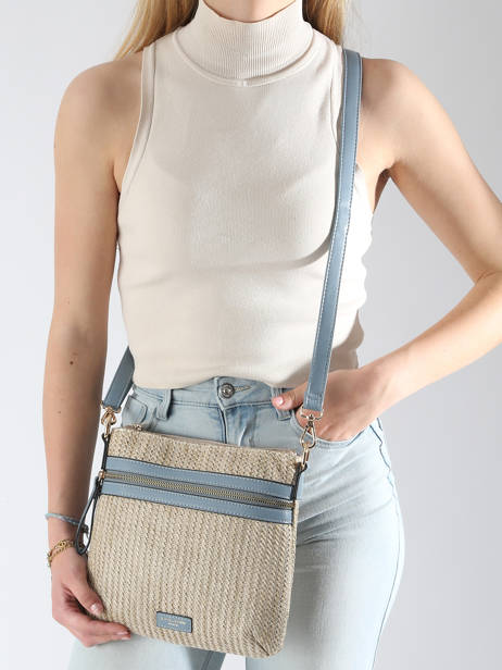 Sac Bandoulière St Tropez David jones Bleu st tropez CM7537 vue secondaire 1