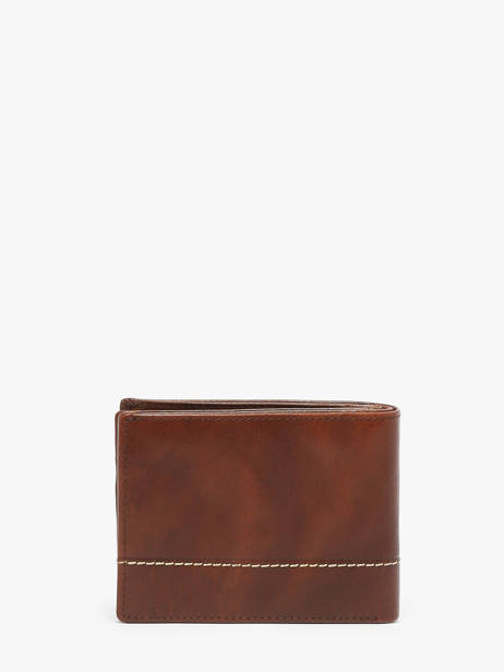 Portefeuille Porte-monnaie Cuir Maverick Marron rough gear MAVRG004 vue secondaire 2