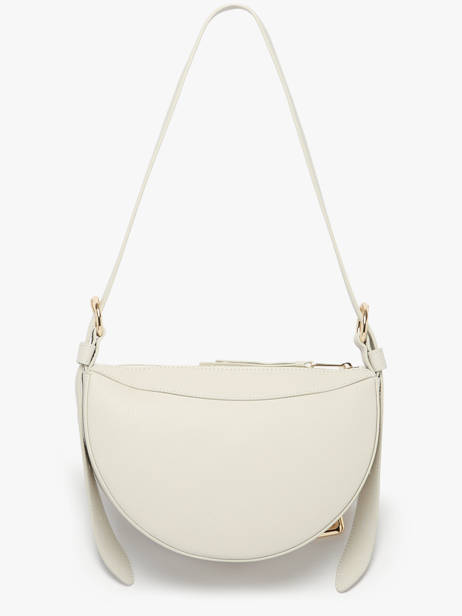 Sac Bandoulière Faubourg Cuir Lancel Blanc faubourg A13525 vue secondaire 4