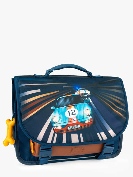 Cartable 2 Compartiments Stones and bones Bleu boys B vue secondaire 2