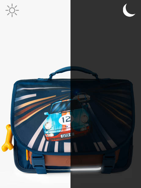 Cartable 2 Compartiments Stones and bones Bleu boys B vue secondaire 5
