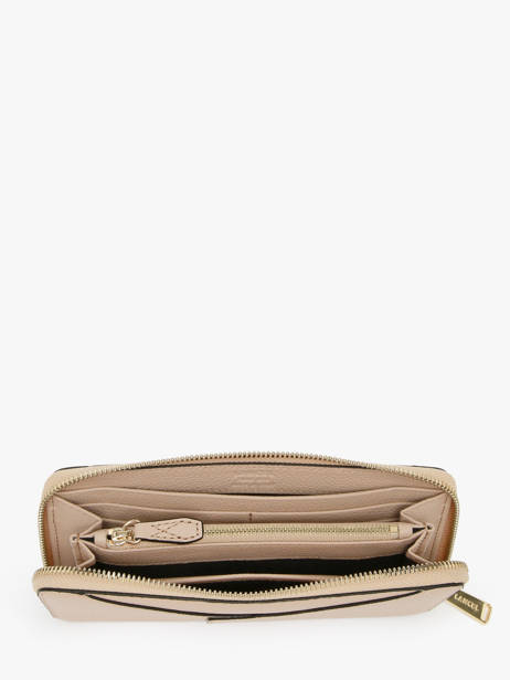 Leather Enveloppe Wallet Lancel Beige enveloppe A13711 other view 1