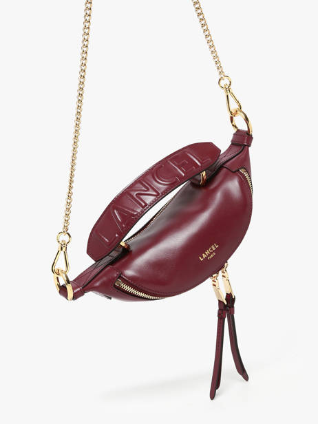 Xs Leather Origami Crossbody Bag Lancel Violet origami A12526 other view 1