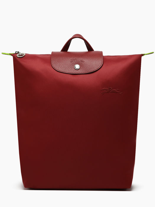 Longchamp Le pliage green Backpack Red