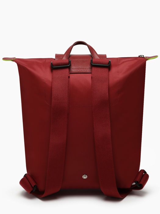 Longchamp Le pliage green Backpack Red