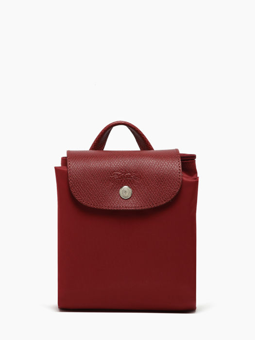 Longchamp Le pliage green Backpack Red