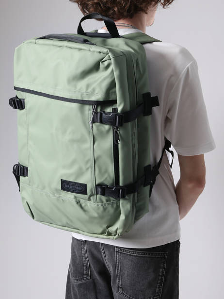 Cabin Duffle Bag Backpack Tarp Eastpak Green tarp EK0A5BBR other view 1