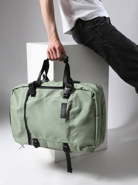 Cabin Duffle Bag Backpack Tarp Eastpak Green tarp EK0A5BBR other view 2