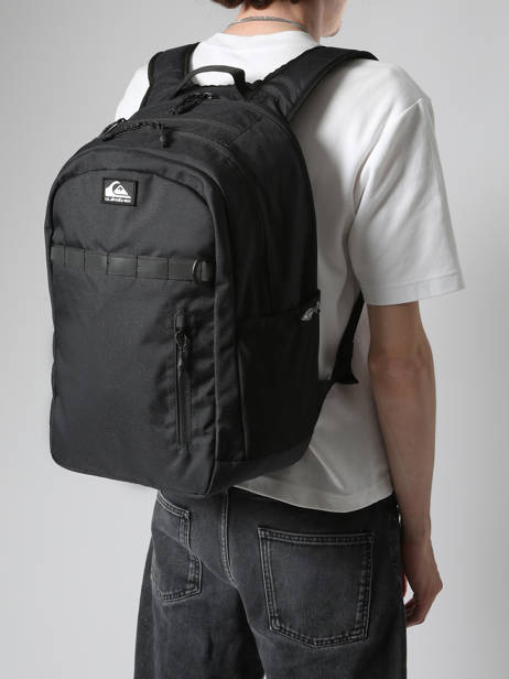 2-compartment Backpack Quiksilver Black youth access QYBP3734 other view 1