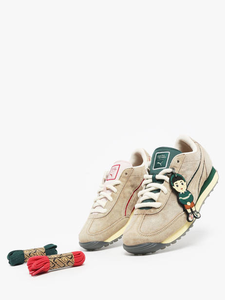 Sneakers In Leather Puma Beige men 40364301 other view 1