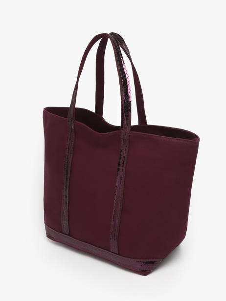 Le Cabas L Paillettes Vanessa bruno Violet cabas 1V40315 vue secondaire 2