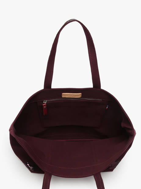 Le Cabas L Paillettes Vanessa bruno Violet cabas 1V40315 vue secondaire 3