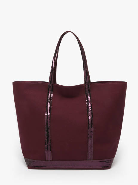 Le Cabas L Paillettes Vanessa bruno Violet cabas 1V40315 vue secondaire 4