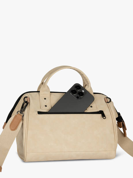 Sac Bandoulière Crossbody Cabaia Beige crossbody M vue secondaire 3