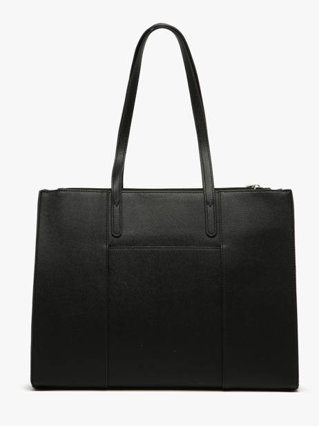 Sac Porté épaule A4 Saffiano David jones Noir saffiano 4N vue secondaire 3