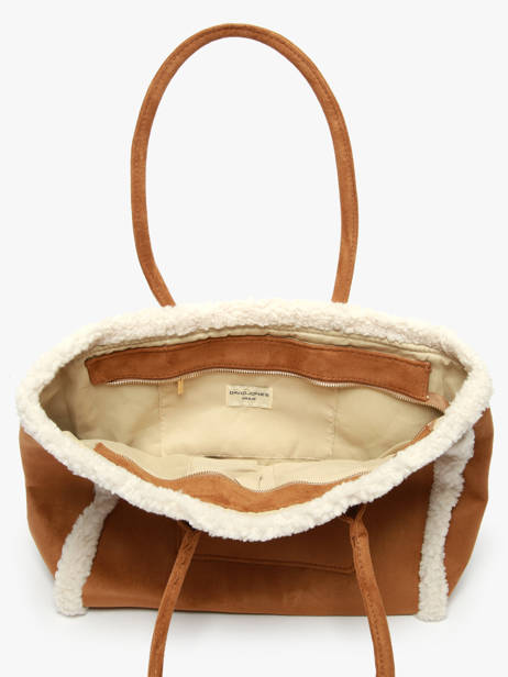 Sac Porté épaule A4 Sheep David jones Marron sheep CM7876 vue secondaire 2