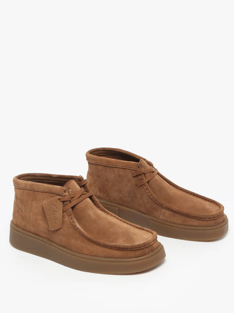 Chaussures Derbies Montante Torview En Cuir Clarks Marron men 26184609 vue secondaire 2