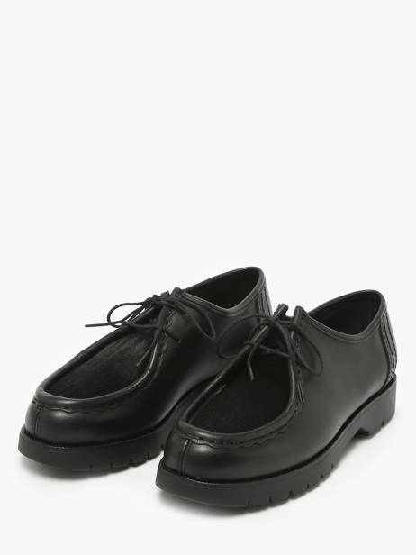 Chaussures Derbies En Cuir Kleman Noir women PADRINI vue secondaire 2