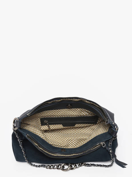 Sac Bandoulière Vintage Cuir Mila louise Bleu vintage 3822VC vue secondaire 3