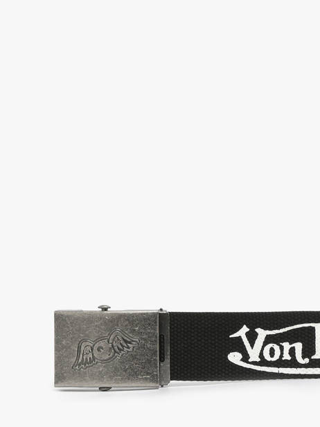 Ceinture Ajustable Nylon Von dutch Noir belt NYLON vue secondaire 2