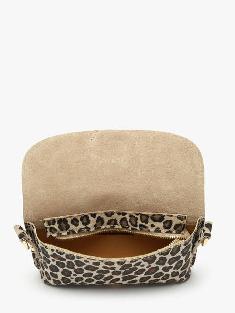 Sac Bandoulière Velvet Leopardo Milano Beige velvet leopardo VL260612 vue secondaire 3