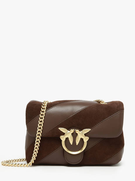 Sac Bandoulière Love Bag Puff Pinko Marron love bag puff A2JY