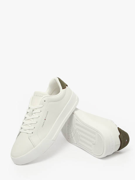 Sneakers En Cuir Tommy hilfiger Blanc men 53670K4 vue secondaire 2
