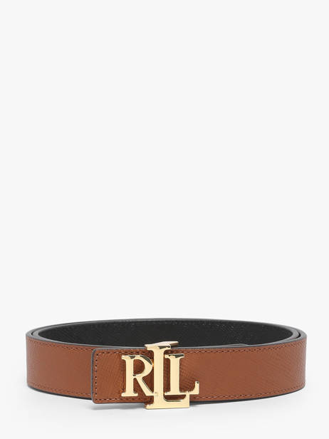 Ceinture Femme Réversible M 30 En Cuir Saffiano Lauren ralph lauren Marron elmswood 12974558