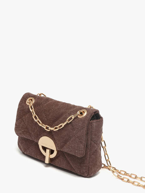 Sac Bandoulière Moon Lin Vanessa bruno Marron moon 70V40326 vue secondaire 2