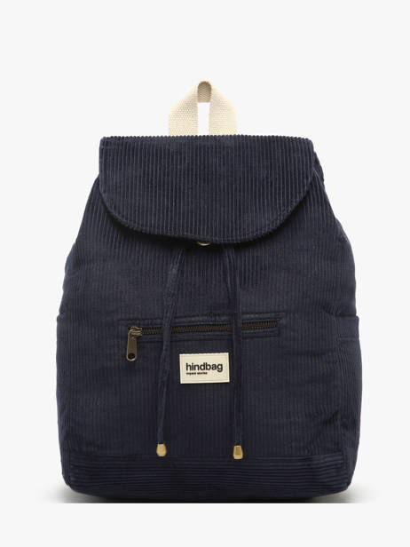 Sac Bandoulière Hindbag Bleu velours V