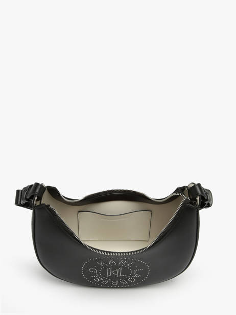 Sac Porté épaule K Circle Cuir Karl lagerfeld Noir k circle A4W30069 vue secondaire 3