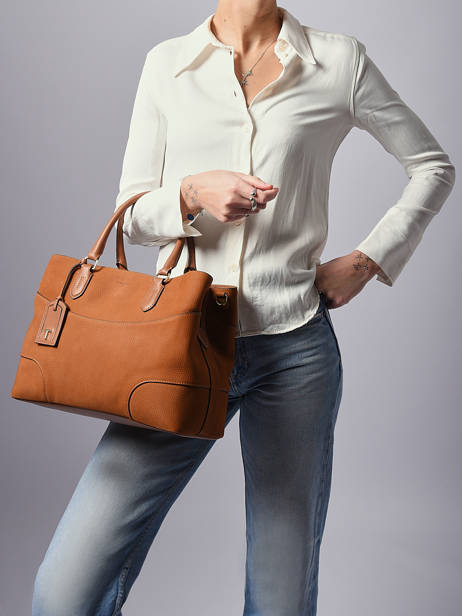 Sac Porté Main Romy Cuir Le tanneur Marron romy TROM1015 vue secondaire 1