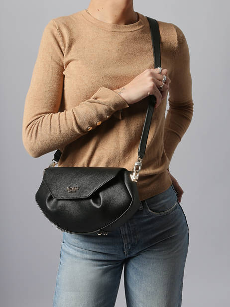 Sac Bandoulière Amorette Guess Noir amorette BG789820 vue secondaire 1