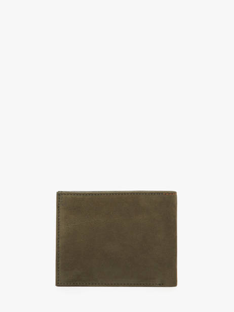 Portefeuille Cuir Yves renard Vert nubuck 2607 vue secondaire 3