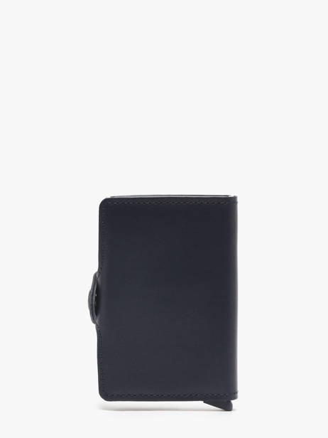 Porte-cartes Twin Original 2 Compartiments Cuir Secrid Bleu original TO vue secondaire 3