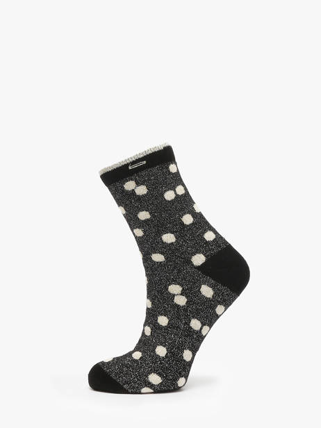 Chaussettes Femme Noir Minuit Cabaia Noir socks women MINUIT