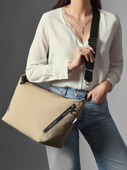 Longchamp Le pliage energy Sacs porté travers Beige