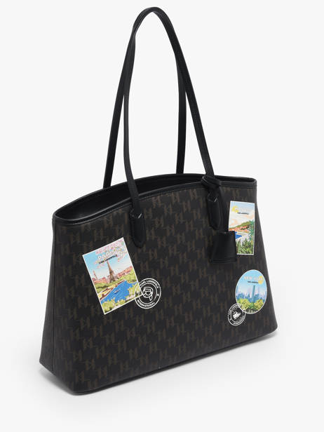 Sac Porté épaule K/ikon Mono Cuir Karl lagerfeld Marron k ikon B1W30020 vue secondaire 2