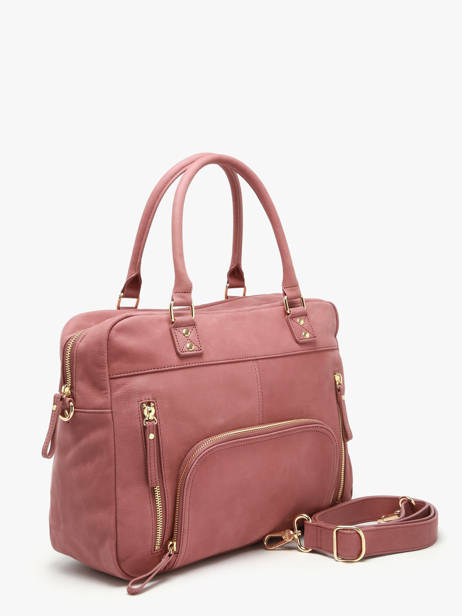 Sac Macy Cuir Nat et nin Rose vintage MACY vue secondaire 2