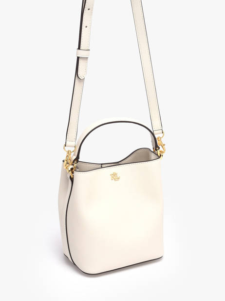 Sac Bandoulière Reese Cuir Lauren ralph lauren Blanc reese 31969365 vue secondaire 2