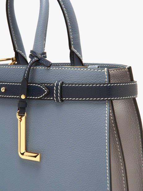 Sac Porté Main Faubourg Cuir Lancel Bleu faubourg A13548 vue secondaire 3