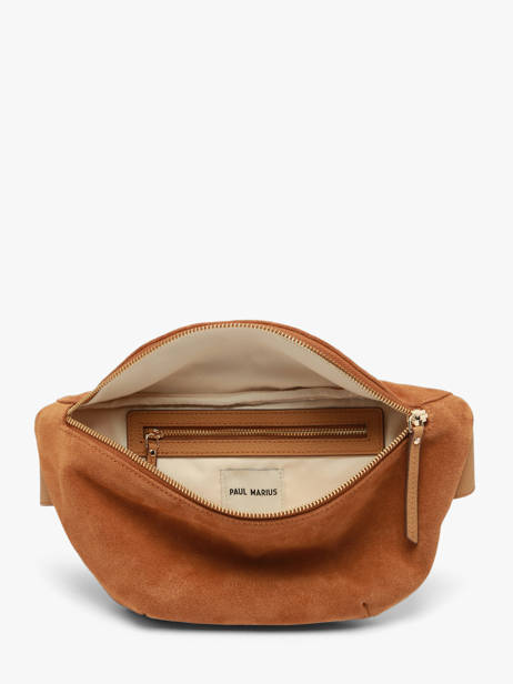 Sac Banane La Suite Cuir Paul marius Marron la suite BANANSUI vue secondaire 3